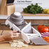 Mandoline Gemüseschneider – Professionelle Reibe mit Einstellbare 304 Edelstahl Klingen